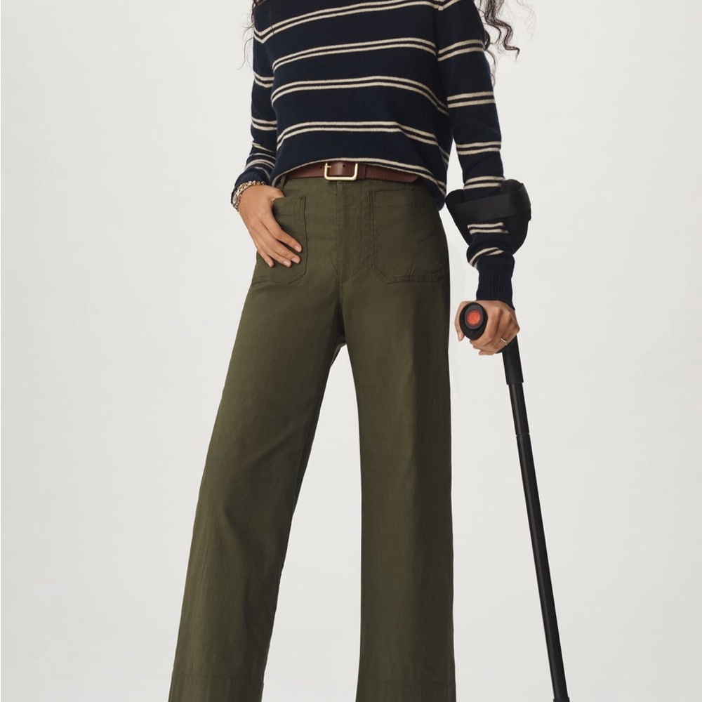 Anthropologie Colette Wide-Leg Pants in Ferb, size 24